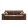 Sofa, 2-osobowa sofa w taupe bełkocze Berevelvet 180 x 88 x 82 cm