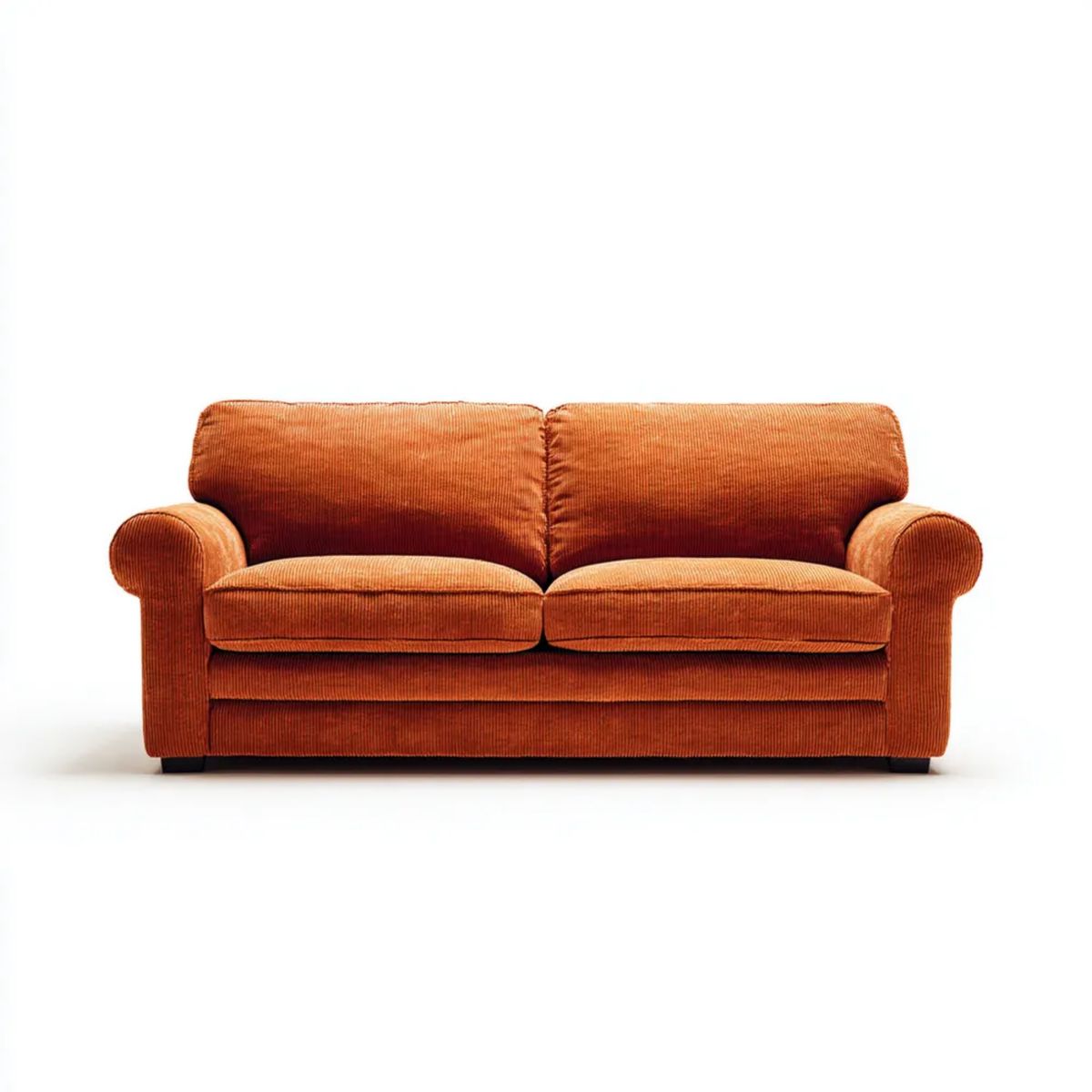 Sofa, Ostrokrzew płaski Prosty Sofa 2 Ostrokrzew pomarańczowy Ostrokrzew z łyżką, 170 x 90 x 85 cm