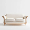 Sofa, 2-osobowa z kanapą z balsamem w poliestrze i drewnie, 160 x 85 x 88 cm