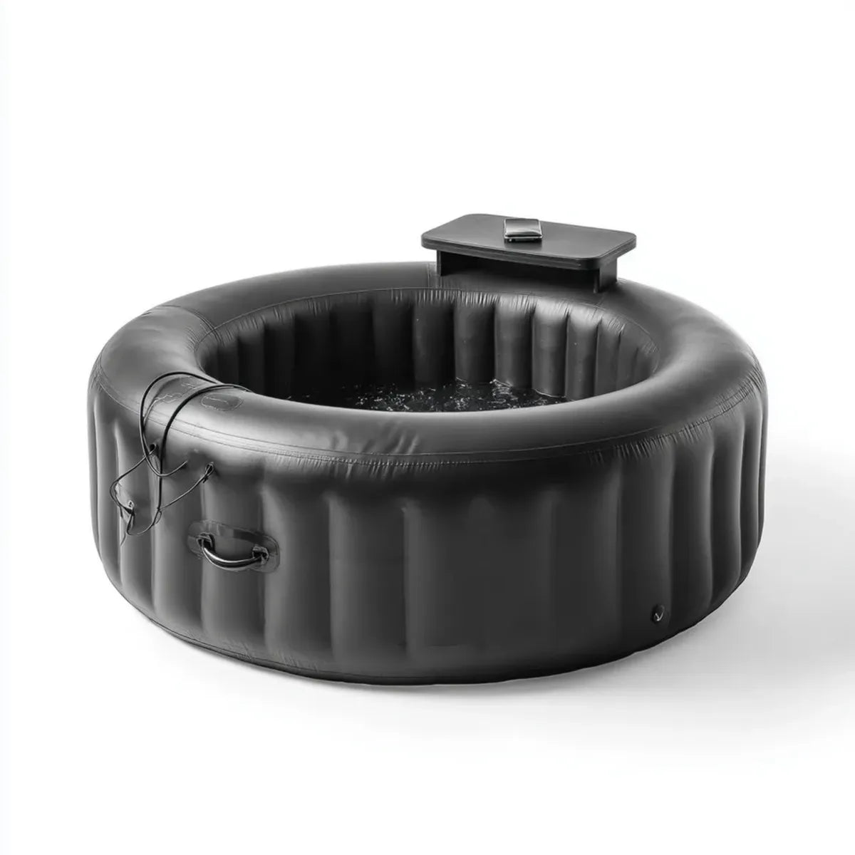 Basen, Czarna Jacuzzi okrągłe w PVC 180 x 65 cm